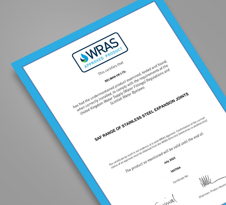 Belman holds the WRAS approval