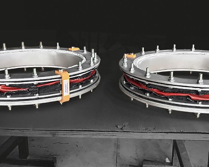 FABRIC EXPANSION JOINT FOR FLUE GAS IN A PAPER MILL